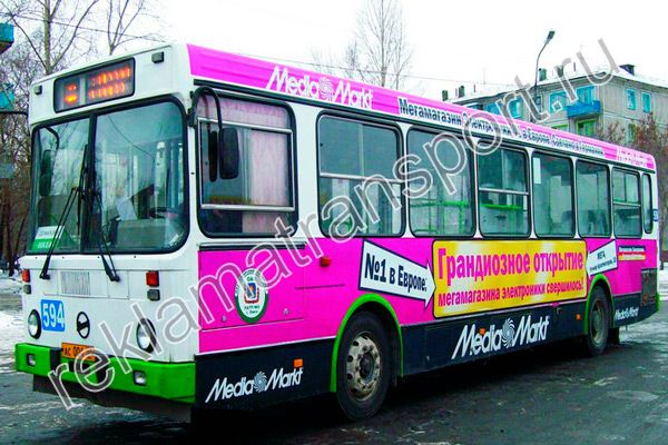 Брендирование автобуса Омск Брендирование автобуса Омск